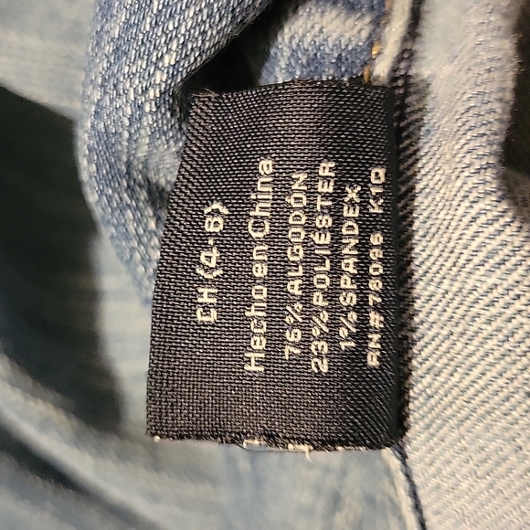 Faded Glory Jean Jacket Juniors Size Small (4-6) - Picture 5 of 7